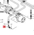 X530-210001 Фитинг угловой для экскаватора колёсного Hyundai R180W, R200W